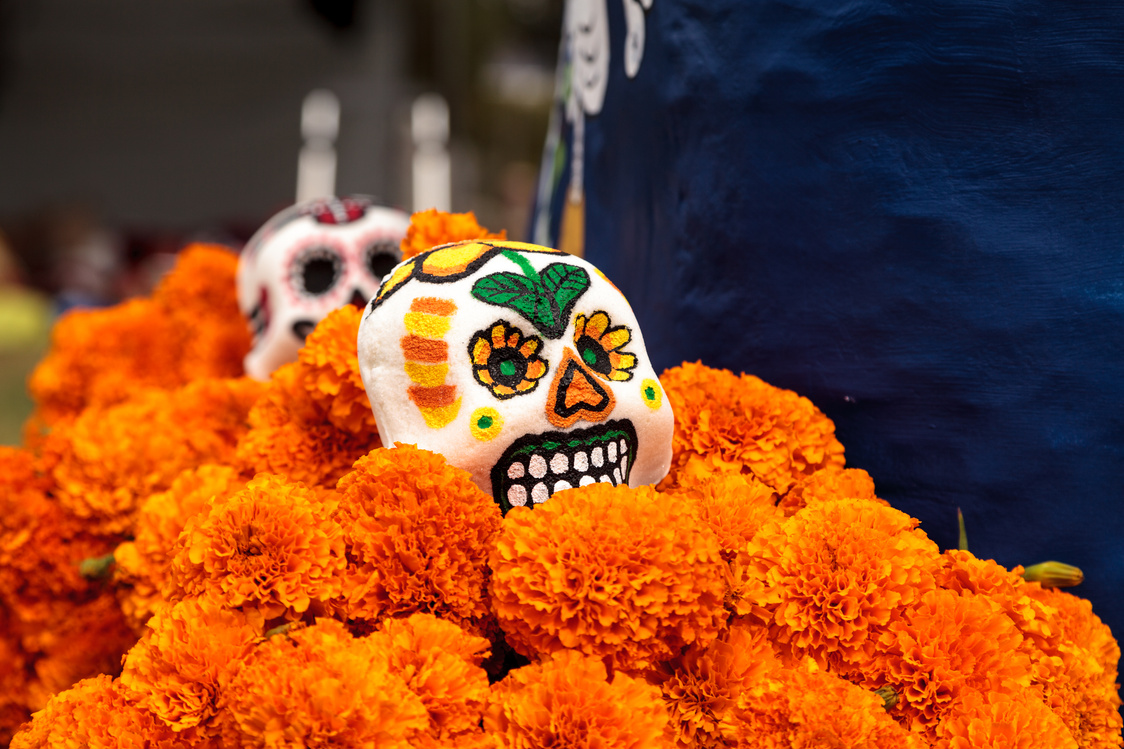 alter at Dia de los Muertos